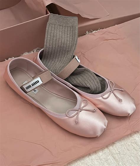 miu miu ballerina shoes